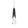 Modern Forms Kilt 4" Wide LED Suspension Mini Pendant Black