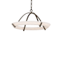 Modern Forms Copa 26" Wide LED Ring Chandelier with Spanish Alabaster Shade Antique Nickel