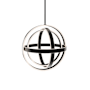 Modern Forms Kinetic 18" Wide LED Abstract Pendant Black