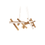 Modern Forms Chaos 48" Wide LED Suspended Abstract Chandelier Aged Brass