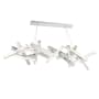 Modern Forms Chaos 72" Wide Integrated LED Chandelier Brushed Aluminum
