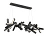 Modern Forms Chaos 72" Wide Integrated LED Chandelier Black