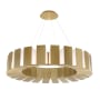 Modern Forms Chronos 22 Light 50" Wide LED Suspension Pendant Aged Brass