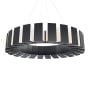 Modern Forms Chronos 22 Light 50" Wide LED Suspension Pendant Black