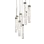 Modern Forms Minx 9 Light 17" Wide LED Crystal Multi Light Pendant Antique Nickel