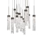 Modern Forms Minx 13 Light 20" Wide LED Crystal Multi Light Pendant Antique Nickel