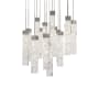 Modern Forms Minx 15 Light 23" Wide LED Crystal Multi Light Pendant Antique Nickel