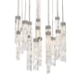 Modern Forms Minx 21 Light 26" Wide LED Crystal Multi Light Pendant Antique Nickel