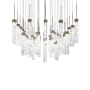 Modern Forms Minx 41 Light 36" Wide LED Crystal Multi Light Pendant Antique Nickel