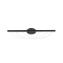 Modern Forms Swoop 3 Light 34" Wide LED Vanity Light Black