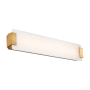 Modern Forms Quarry 28" Wide ADA LED Bath Bar with Spanish Alabaster Shade Aged Brass