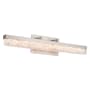 Modern Forms Minx 29" Wide LED Bath Bar with Reclaimed K5 Crystal Shade Brushed Nickel