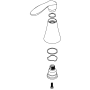 Moen Manufacturer Replacement Part Oil Rubbed Bronze