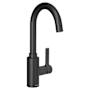 Moen Genta LX One-Handle High Arc Bar Faucet Matte Black