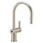 Moen Cia 1.5 GPM Single Hole Pull Down Kitchen Faucet with MotionSense- Includes Escutcheon Polished Nickel