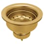 Moen 4-5/8" W Basket Strainer Flange Brushed Gold