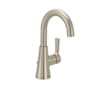 Moen Jase 1.2 GPM Single Hole Bathroom Faucet with Pop-Up Drain Assembly Brushed Nickel