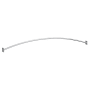 Moen Triva Curved Wall Mounted Curtain Rod with Adjustable Length Chrome