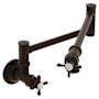 Moen Weymouth 5.5 GPM Wall Mounted Single Hole Pot Filler Oil Rubbed Bronze