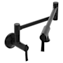 Moen Sinema 5.5 GPM Wall Mounted Single Hole Pot Filler Matte Black