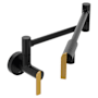Moen Nio 5.5 GPM Wall Mounted Single Hole Pot Filler Matte Black