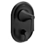 Moen Jase Three Function Pressure Balanced Valve Trim Only with Dual Lever Handles and Integrated Diverter - Less Rough In Matte Black