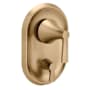 Moen Jase Three Function Pressure Balanced Valve Trim Only with Dual Lever Handles and Integrated Diverter - Less Rough In Bronzed Gold