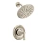 Moen Jase Shower Only Trim Package with 1.75 GPM Single Function Shower Head Brushed Nickel