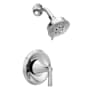 Moen Jase Shower Only Trim Package with 1.75 GPM Multi Function Shower Head Chrome