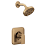 Moen Genta Shower Only Trim Package with 1.75 GPM Shower Head Bronzed Gold