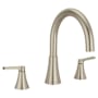 Moen Jase Deck Mounted Roman Tub Filler Brushed Nickel