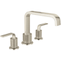 Moen Cambium Deck Mounted Roman Tub Filler Polished Nickel / Brushed Nickel