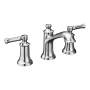 Moen Dartmoor 1.2 GPM Widespread Bathroom Faucet with Pop-Up Drain Assembly Chrome