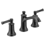 Moen Dartmoor 1.2 GPM Widespread Bathroom Faucet with Pop-Up Drain Assembly Matte Black
