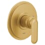 Moen Greenfield Pressure Balanced Valve Trim Only with Single Lever Handle - Less Rough In Brushed Gold