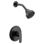 Moen Greenfield Shower Only Trim Package with 1.75 GPM Single Function Shower Head Matte Black