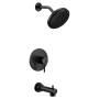 Moen Align Single Function Pressure Balanced Valve Trim Only with Single Lever Handle and Integrated Diverter - Less Rough In Matte Black