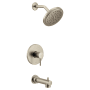 Moen Align Single Function Pressure Balanced Valve Trim Only with Single Lever Handle and Integrated Diverter - Less Rough In Brushed Nickel