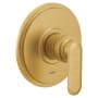 Moen Greenfield Pressure Balanced Valve Trim Only with Single Lever Handle - Less Rough In Brushed Gold