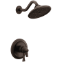 Moen Wynford M-CORE 4-Series Shower Only Trim Package with 1.75 GPM Single Function Shower Head Oil Rubbed Bronze