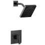 Moen 90 Degree Single Function Pressure Balanced Valve Trim Only with Single Lever Handle Matte Black