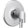 Moen Doux M-CORE 4-Series Pressure Balanced Valve Trim Only with Single Lever Handle and Volume Control - Less Rough In Chrome