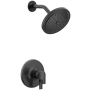 Moen Doux M-CORE 4-Series Shower Only Trim Package with 1.75 GPM Single Function Shower Head Matte Black