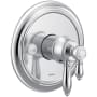 Moen Weymouth M-CORE 4-Series Pressure Balanced Valve Trim Only with Single Lever Handle and Volume Control - Less Rough In Chrome