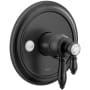 Moen Weymouth M-CORE 4-Series Pressure Balanced Valve Trim Only with Single Lever Handle and Volume Control - Less Rough In Matte Black