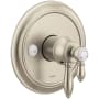 Moen Weymouth M-CORE 4-Series Pressure Balanced Valve Trim Only with Single Lever Handle and Volume Control - Less Rough In Brushed Nickel