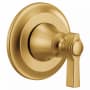 Moen Flara Single Handle 2, 3 or 6 Function M-CORE Diverter Valve Trim - Less Rough-In Valve - For 2 or 3 Devices Brushed Gold