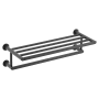 Moen Greenfield 24" Zinc Towel Rack Matte Black