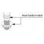 Moen Replacement Hose Guide Only Chrome