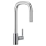 Moen Tenon Smart Faucet 1.5 GPM Single Hole Kitchen Faucet with Motion Control and Voice Activation Chrome